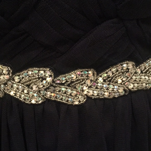 Semi formal navy blue dress - Picture 3 of 4